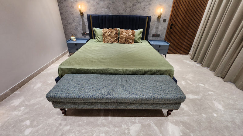 Bespoke beds with side tables