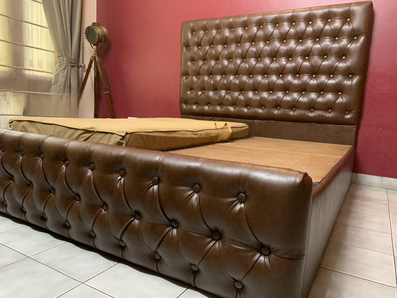 Bespoke beds with side tables